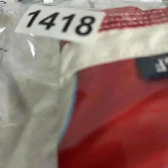 Abercrombie & Fitch Men’s Swim Trunks 34 Boardshorts Red White - Picture 5 of 6